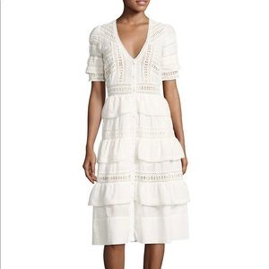 Loveshackfancy Rebecca Eyelet Ruffle Dress - never worn